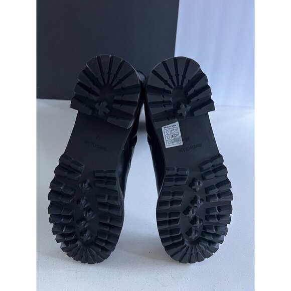 SEE BY CHLOE 45MM HANA LEATHER TALL BOOTS IN BLACK SIZE 38 - Picture 8 of 12